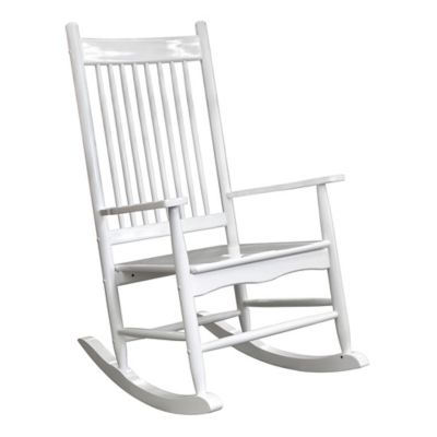 Red Shed Heirloom Rocker Chair, 45.67 in. x 33.86 in. x 26.7 in., White