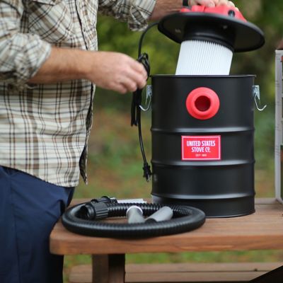 Image showing 6 th US Stove 2.5 HP 6.5 gal. Ash Vacuum Cleaner