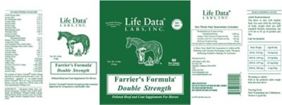 Image showing  Farrier's Formula Double Strength Pelleted Horse Feed Bag, 11 lb.
