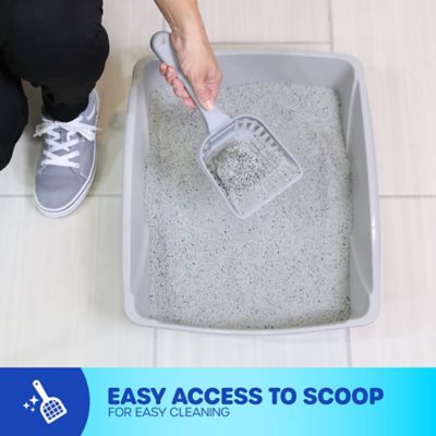 Image showing  Basic Open Cat Litter Pan, Large