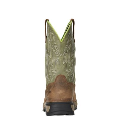 Image showing 4 th Ariat Men's Rebar Flex Non-Safety Toe Waterproof Western Work Boots