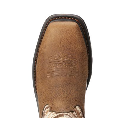 Image showing 2 th Ariat Men's Steel Toe WorkHog Patriot Work Boots