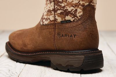Image showing 5 th Ariat Men's Steel Toe WorkHog Patriot Work Boots