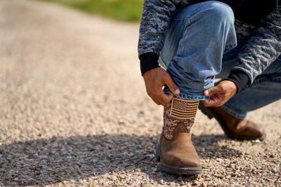 Image showing 7 th Ariat Men's Steel Toe WorkHog Patriot Work Boots