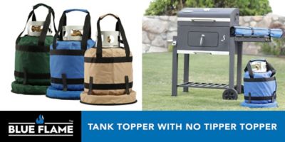 Blue Flame Tank Topper with Utensil Holder, Pacific Blue at Tractor ...