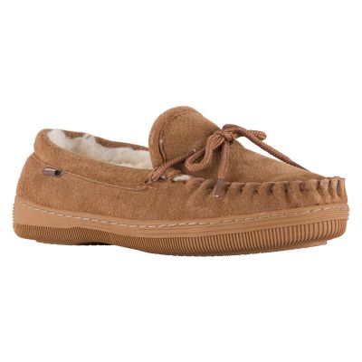 LAMO Unisex Kids' Moccasin Slippers, Twill, Rich Suede at Tractor ...