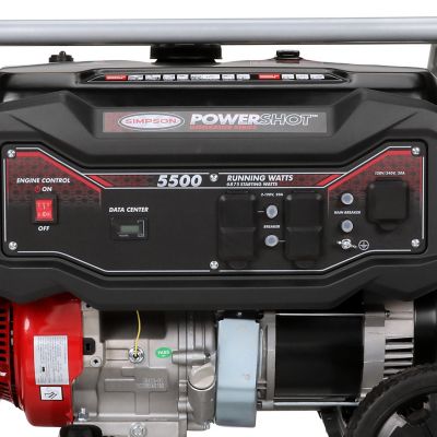 Image showing 5 th SIMPSON 6,800/5,500-Watt Gasoline Powered Portable Generator