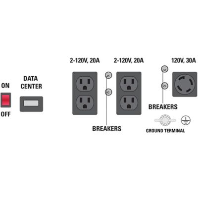 Image showing 7 th SIMPSON 6,800/5,500-Watt Gasoline Powered Portable Generator