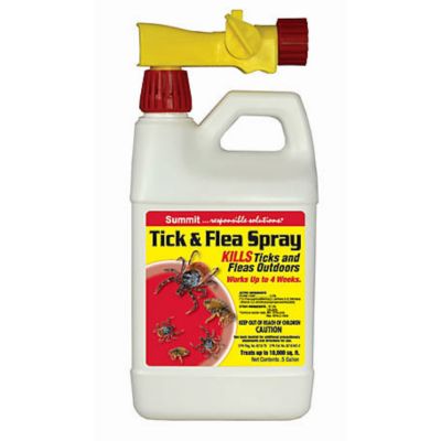 Summit Ready-to-Use Flea and Tick Spray with Hose-End Sprayer, 64 oz.
