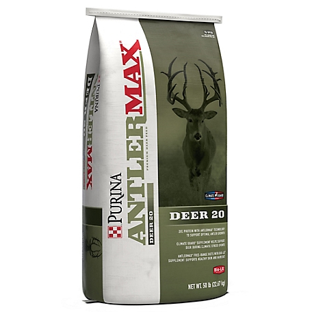 Purina AntlerMax Deer Feed 20 with Climate Guard and Bio LG, 50 lb. Bag