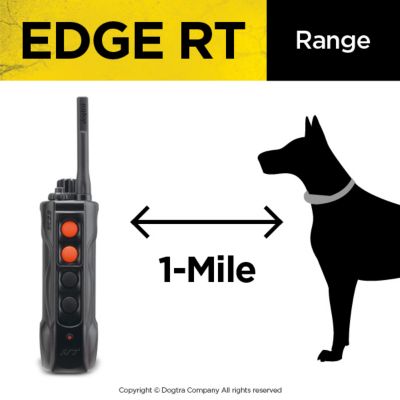 Image showing  1 Mile EDGE RT Long Range High-Output Waterproof 3-Dog Expandable Remote Dog Training E-Collar