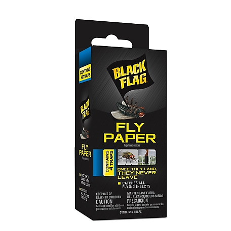 Black Flag Sticky Fly Paper, 4 pk.