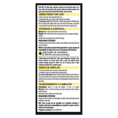 Image showing  Sticky Fly Paper, 4-Pack