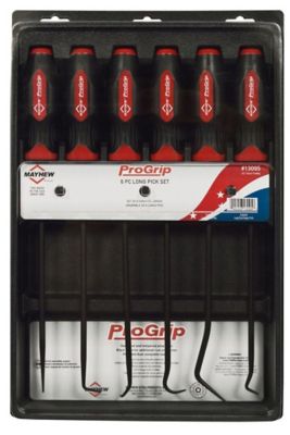 Mayhew ProGrip Large Hook and Pick Set, 6 pc.