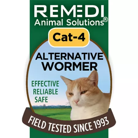 Remedi Animal Solutions Alternative Dewormer Spritz for Cats 1 oz. Cat Dewormers