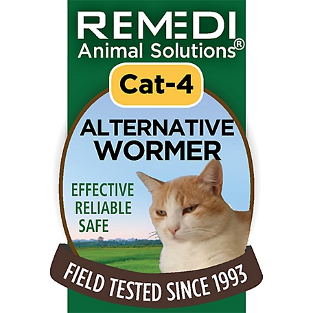 Remedi Animal Solutions Alternative Dewormer Spritz for Cats, 1 oz.