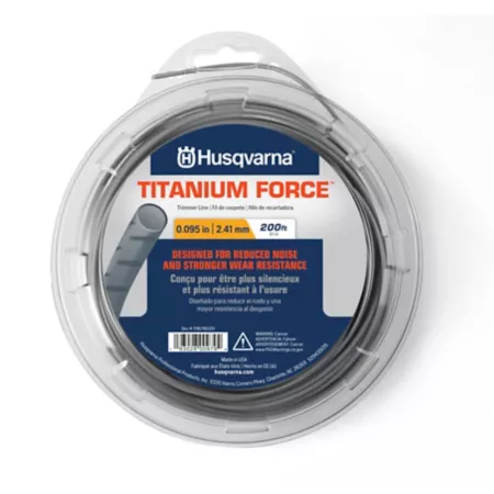 Husqvarna 0.095 in x 200 ft Titanium Force String Trimmer Line Spool Trimmer Lines Spools & Blades