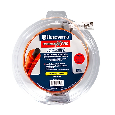 Husqvarna Xp Force Professional Grade Dual Polymer String Trimmer Line, 0.105 in. x 200 ft.