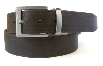 Image showing  Men's Crazy Horse Genuine Leather Reversible Belt, 38 mm
