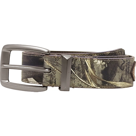 Realtree Men's 40 mm Realtree Max-5 Camouflage Genuine Leather Belt, Size 38