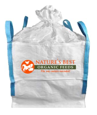 Nature's Best Organic Egg Layer Crumble Chicken Feed Tote, 2,000 lb.