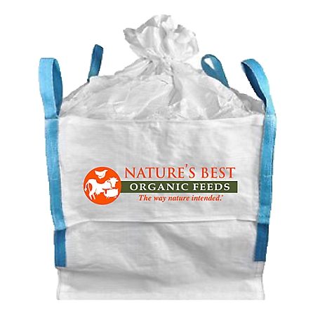 Nature's Best Organic Hog and Sow Feed Pellets Tote Feed, 2,000 lb.