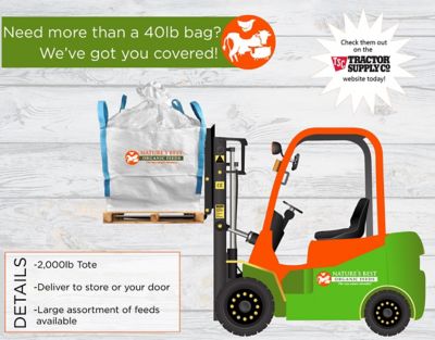 Image showing  Hog and Sow Feed Pelleted Pig Feed Tote, 2,000 lb.