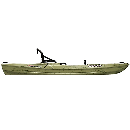 Sun Dolphin 1-Person Boss 12 ft. SS Fishing Kayak Grass at Tractor