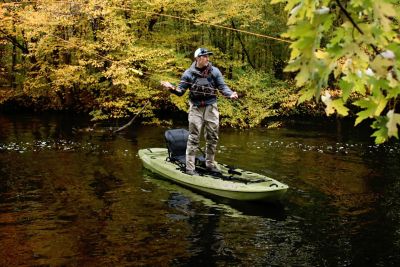 Image showing  12 ft. Boss SS Sit-On-Top Fishing Kayak, Grass