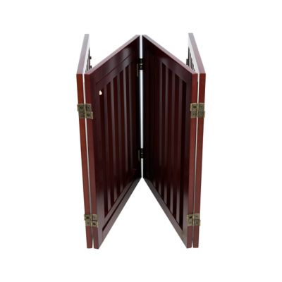 Image showing  Wood Pet 4 Panel Gate With Door