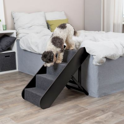 Image showing  4-Step Adjustable Pet Stairs for Dogs Up to 175 lb.