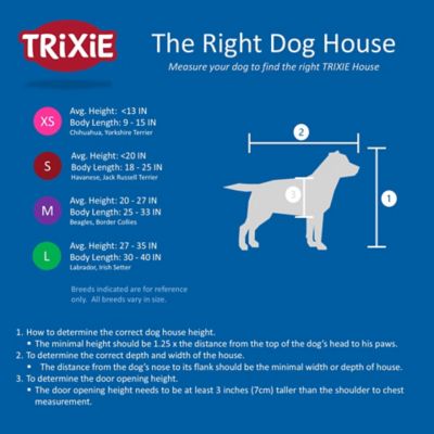 Image showing 6 th TRIXIE Natura Barn-Style Outdoor Wooden Dog House, Large to Extra Large