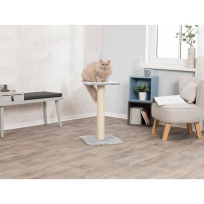 Image showing  Espejo Scratching Post with Resting Platform, 27 in. Tall, Gray