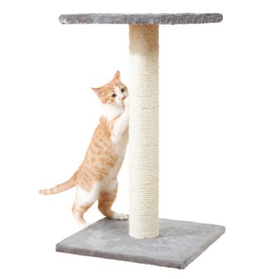 Image showing  Espejo Scratching Post with Resting Platform, 27 in. Tall, Gray
