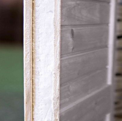 Image showing  Natura Insulated Outdoor Wooden Cat House