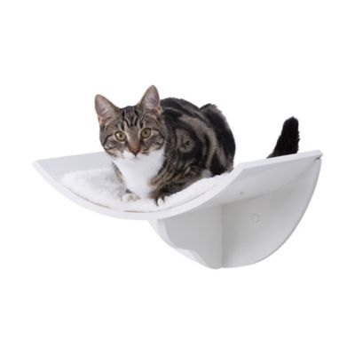 Image showing  Lorena Wall Mount Perch, Cat Shelf, Cat Bed, Cat Lounger, Cat Furniture