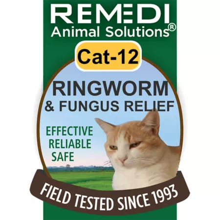 Remedi Animal Solutions Spritz for Ringworm and Fungus Relief for Cats 1 oz. Cat Skin & Coat Supplements