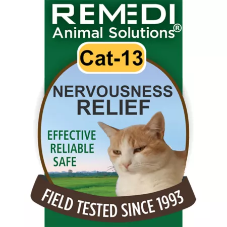 Remedi Animal Solutions Nervousness Relief Spritz for Cats 1 oz. Cat Anxiety Supplements