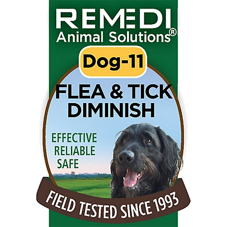 Remedi Animal Solutions Flea and Tick Treatment Spray for Dogs, 1 oz.