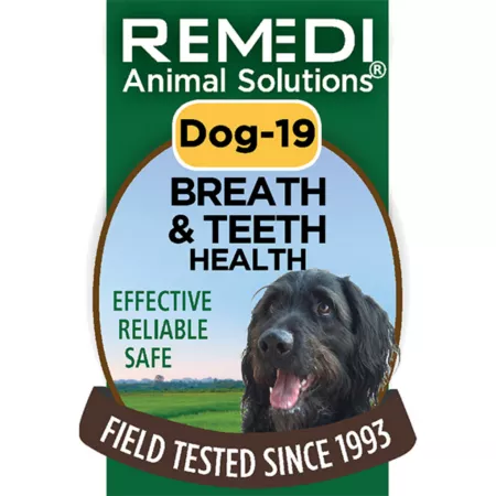 Remedi Animal Solutions Spritz Supplement for Breathing and Dental Health for Dogs 1 oz. Dog Teeth Cleaning & Breath Freshening