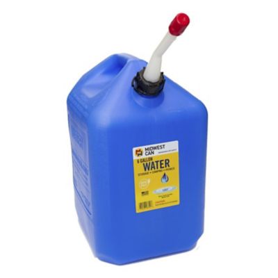 Image showing  6 gal. 2-Handle Water Can, Blue
