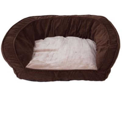 Precision Pet Products SnooZZy Chevron Couch Dog Bed, Chocolate, 42 in. x 34 in.