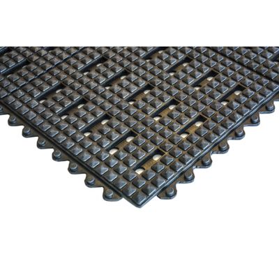 Image showing  Interlocking Rubber Door Mats, 3 ft. x 3 ft., 4-Pack