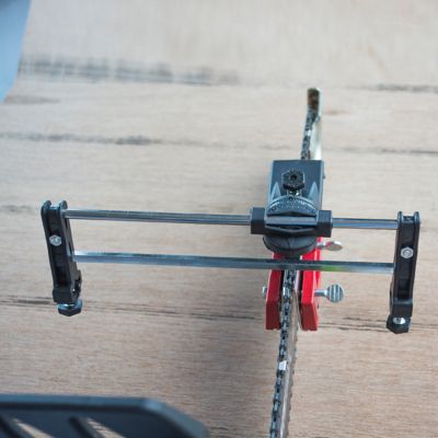 Image showing  Bar Mount Chainsaw Chain Manual Filing Guide, Dial Set