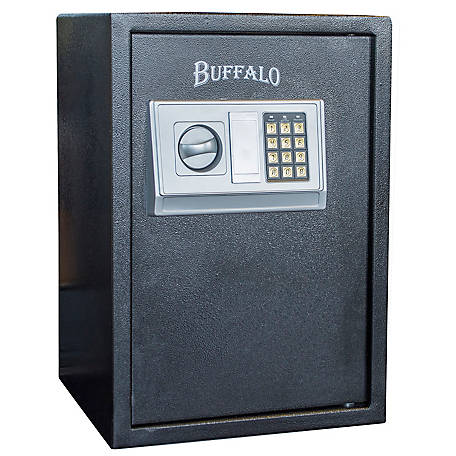 Buffalo 1.5 cu. ft. Electronic Keypad Lock Floor Safe, Black