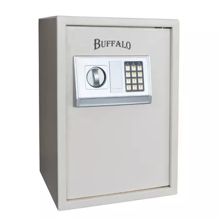 Buffalo 1.5 cu Floor safe with electronic keypad lock beige Home Safes