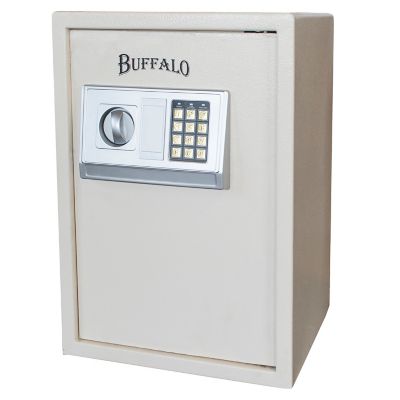 Image showing  1.5 cu. ft. Electronic Keypad Lock Floor Safe, Beige