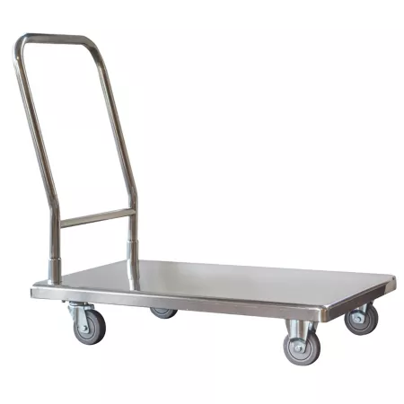 Pro-Series Stainless Steel Platform Truck Utility Cart 500 lb Capacity Platform Trucks