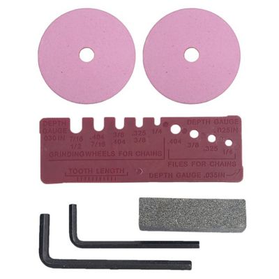 Image showing 5 th Sportsman Earth Series Bench Top Electric Chainsaw Chain Sharpener, 2 Grinding Wheels