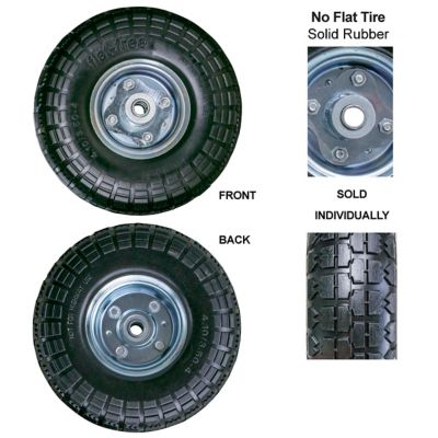 Image showing  10 in. No-Flat Tires, 2-Pack